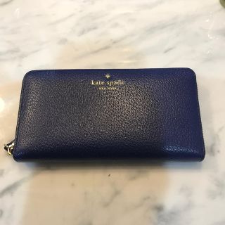 ケイトスペードニューヨーク(kate spade new york)のケイトスペード 長財布　ブルー(財布)