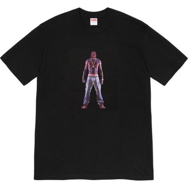 XL Supreme Tupac Hologram tee 黒 国内正規品