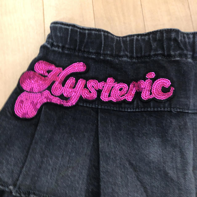 HYSTERIC GLAMOUR(ヒステリックグラマー)のヒステリックグラマー♡デニムスカート♡美品！ キッズ/ベビー/マタニティのキッズ服女の子用(90cm~)(スカート)の商品写真