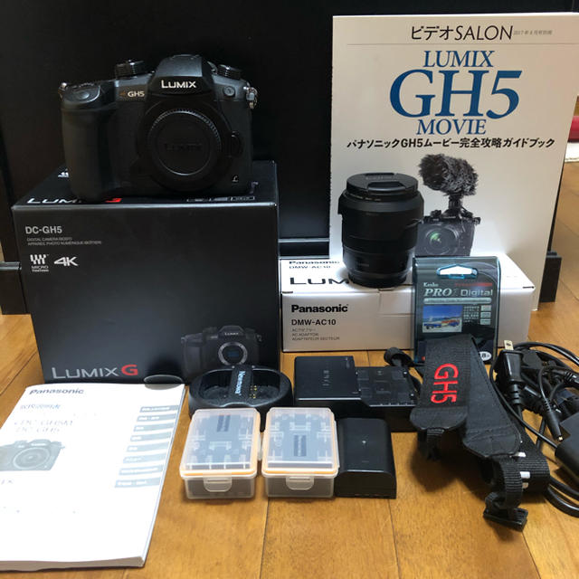 値下げ】 Panasonic - 【美品】LUMIX GH5ボディ+ズームレンズ付 V-log