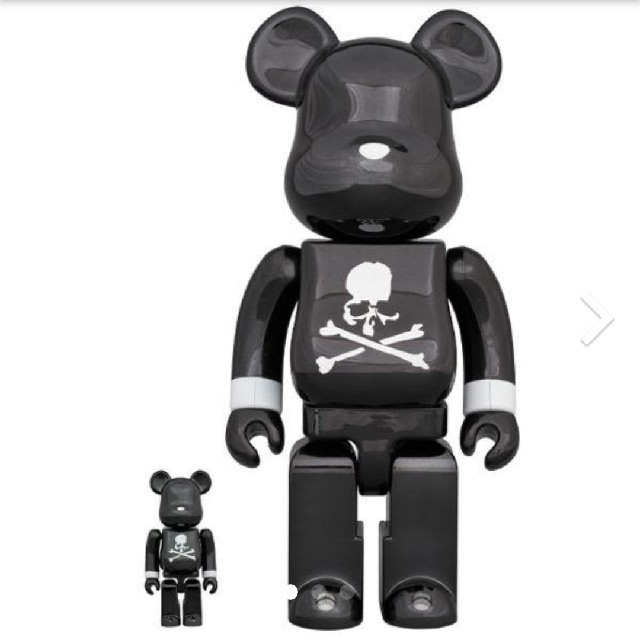 BE@RBRICK mastermind JAPAN BLACK CHROME エンタメ/ホビーのおもちゃ/ぬいぐるみ(キャラクターグッズ)の商品写真