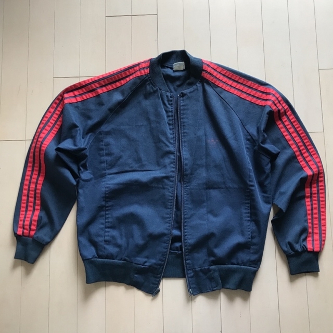 人気大割引 ヴィンテージ 70s - adidas アディダス 紺 ATP ジャージ adidas アディダス