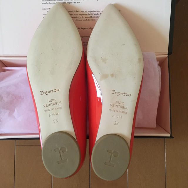 repetto(レペット)のレペット38新品未使用　値下げ！ レディースの靴/シューズ(バレエシューズ)の商品写真