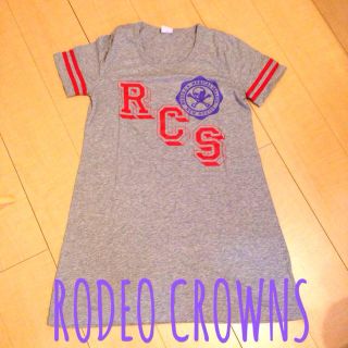 ロデオクラウンズ(RODEO CROWNS)のロデオ♡Tシャツワンピ(Tシャツ(半袖/袖なし))