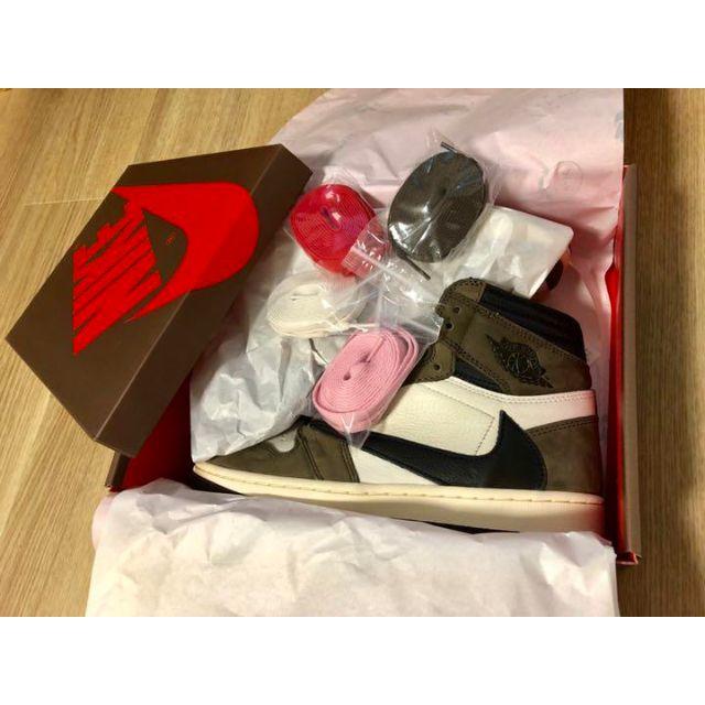 NIKE『TRAVIS SCOTT×AIR JORDAN 1 』26cm靴/シューズ