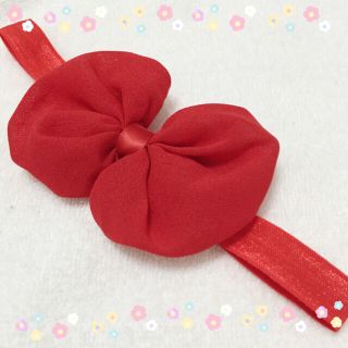 再入荷♡赤♡リボン♡ヘアバンド(その他)