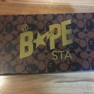 アベイシングエイプ(A BATHING APE)のBAPE×COACH BAPESTA ジャガード(スニーカー)