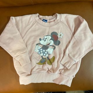 ディズニー(Disney)のディズニー　ミニーちゃんトレーナー(Tシャツ/カットソー)