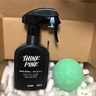 ラッシュ(LUSH)のLUSH シンクピンクボディスプレーとバスボム(その他)