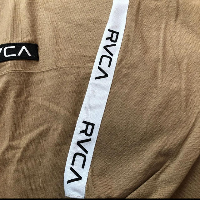 RVCA(ルーカ)のRVCA テープロゴ ロンＴ ベージュ メンズのトップス(Tシャツ/カットソー(七分/長袖))の商品写真