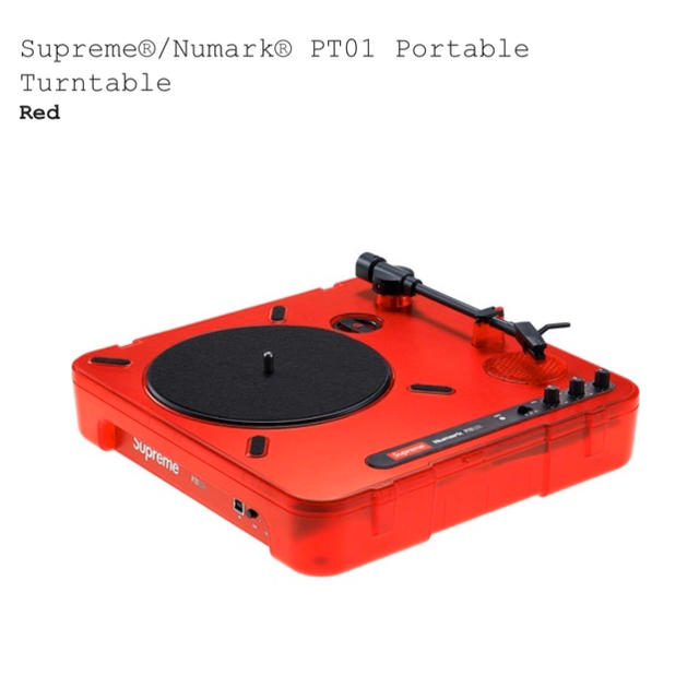 【後払い手数料無料】 Supreme - Turntable Portable Numark 【2個セット】Supreme その他