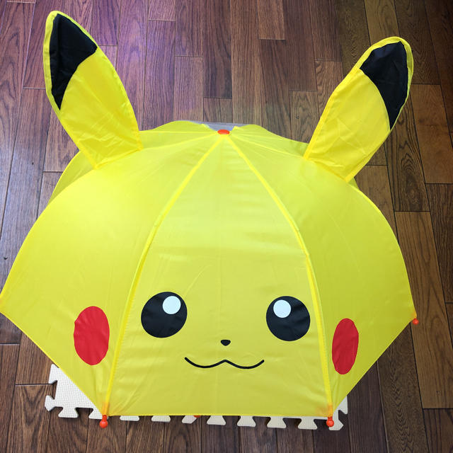 ポケモン(ポケモン)のポケモン　ピカチュウ　子ども用　傘　47cm キッズ/ベビー/マタニティのこども用ファッション小物(傘)の商品写真