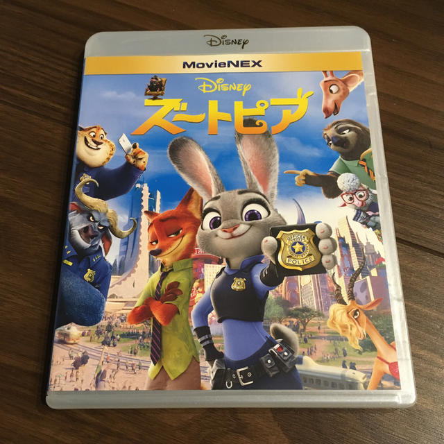 Disney(ディズニー)のズートピア　MovieNEX Blu-ray 正規ケース付き☆DVDなし エンタメ/ホビーのDVD/ブルーレイ(キッズ/ファミリー)の商品写真