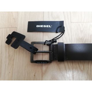 ディーゼル(DIESEL)の新品未使用◆DIESEL 本革ベルト・ダークブラウン  メンズビジネス(ベルト)