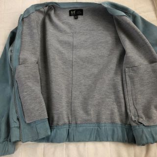 ザラ(ZARA)のZARA フェイクスエードブルゾン　水色(ブルゾン)