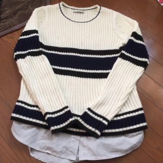 ザラ(ZARA)のしぐ。様専用 ZARA  ボーダー ニット  M  (ニット/セーター)