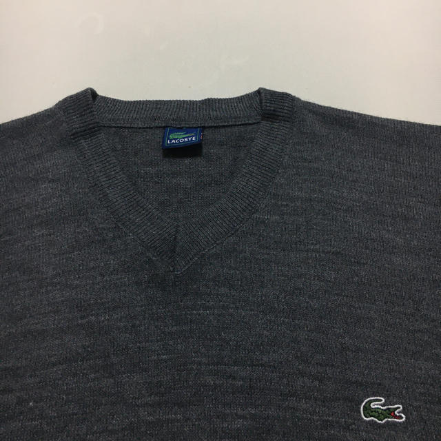 LACOSTE(ラコステ)のラコステ ◆ニット セーター◆ グレー Lサイズ メンズのトップス(ニット/セーター)の商品写真