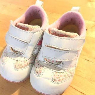 アシックス(asics)のアシックス　すくすく　14cm 　女の子　花柄(スニーカー)