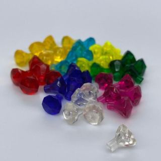 レゴ(Lego)の【新品】LEGO 宝石 ダイヤ 8色 40個セット(知育玩具)