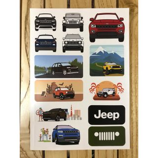 ジープ(Jeep)の【Jeep】ジープ ステッカー 限定品 非売品（３月中限定１００円引‼️）(ステッカー)