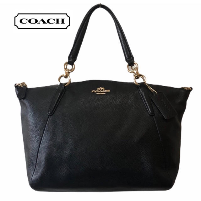 COACH　コーチ　バッグ 　トート　ハンドバッグ　ショルダー　レザー　ブラック