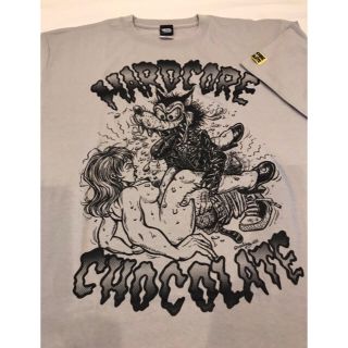 ハードコアチョコレート(HARDCORE CHOCOLATE)の【新品】コアチョコ・RUTTING DOG(ハスキーライトグレー)[廃盤](Tシャツ/カットソー(半袖/袖なし))