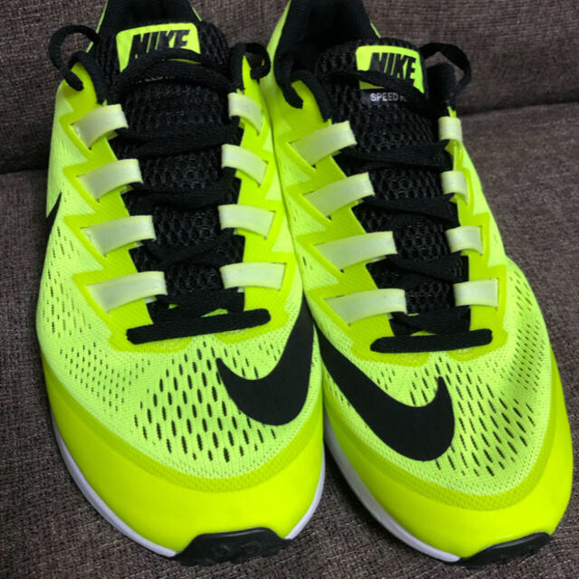 NIKE - ナイキ ランニングシューズ 27.0cm 蛍光イエロー NIKE - ナイキ ランニングシューズ 27.0cm 蛍光イエロー