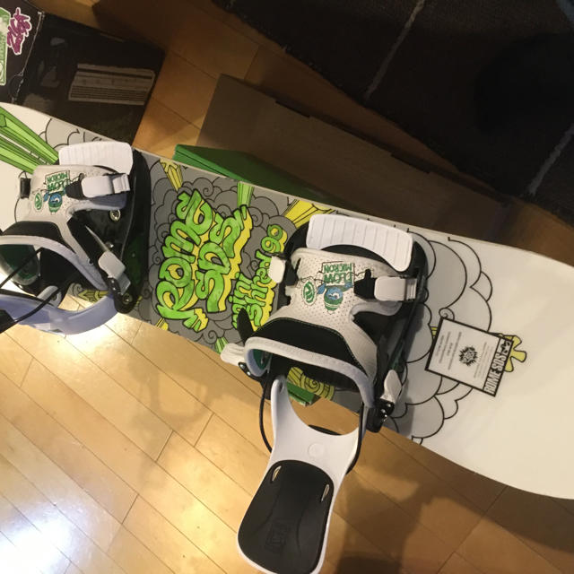 ボードスノーボード セット 子供用 90 BURTON バートン ローム フロー