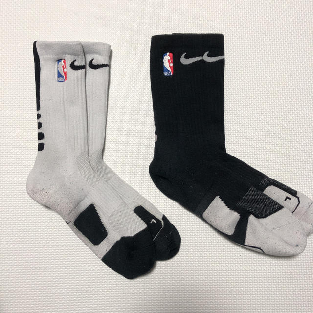NIKE(ナイキ)のNIKE ナイキ ELITE エリート NBA クルーソックス 靴下　2足セット スポーツ/アウトドアのスポーツ/アウトドア その他(バスケットボール)の商品写真