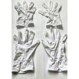 白手袋２組セット(使用済・洗濯済)(その他)
