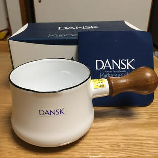 ダンスク(DANSK)の新品未使用　ダンスク　バターウォーマー　ホワイト(鍋/フライパン)