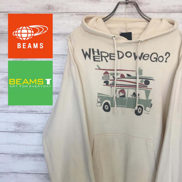 BEAMS(ビームス)のBEAMS T 　ビームス　パーカー　フーディー　L　送料無料 メンズのトップス(パーカー)の商品写真
