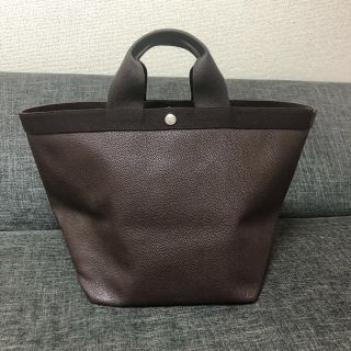 エルベシャプリエ(Herve Chapelier)のリボン様専用！エルベシャプリエ  ダブルハンドル 725gp モカ×モカ(ハンドバッグ)