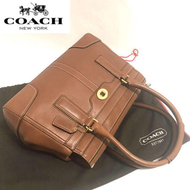 トリーバーチ【正規品】COACH✨ハンドバッグ/オールレザー/11047/コーチ