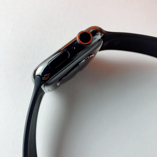 アップルウォッチ(Apple Watch)の【希少モデル】Apple Watch 5 HERMES ブラック 44㎜(腕時計(デジタル))