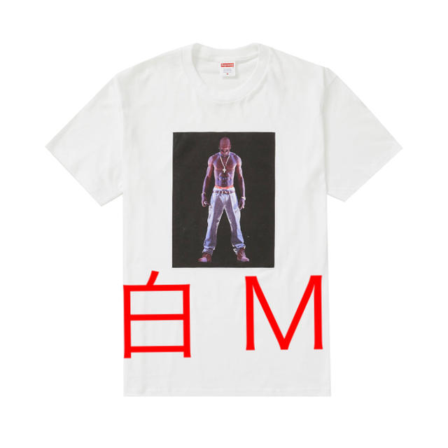 Supreme(シュプリーム)のSupreme tupac hologram tee white M メンズのトップス(Tシャツ/カットソー(半袖/袖なし))の商品写真