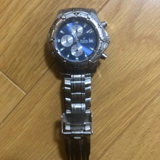 ブローバ(Bulova)の【ブローバ】クロノグラフ　SS　純正ベルト　QZ　(腕時計(アナログ))