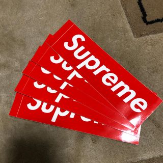 シュプリーム(Supreme)のSupreme ボックスロゴステッカー5枚セット(ノベルティグッズ)