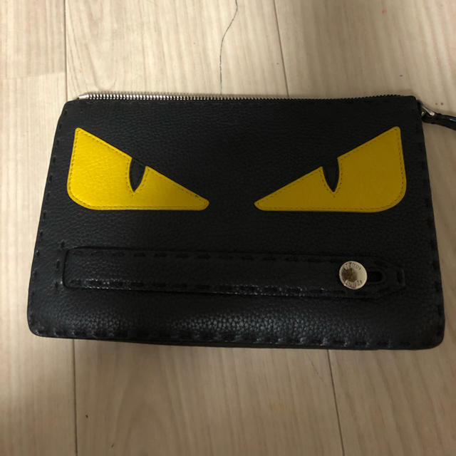 フェンディ FENDI クラッチバッグ モンスター バグズ セレリア レザー