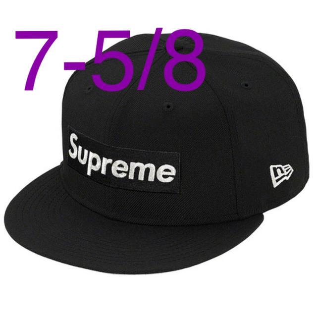 Supreme(シュプリーム)の$1M Metallic Box Logo New Era black 4 メンズの帽子(キャップ)の商品写真