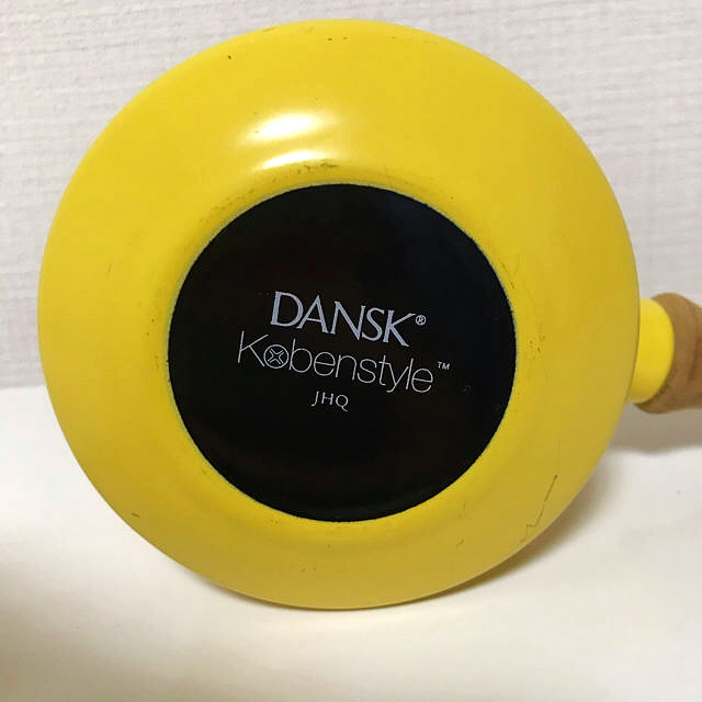 DANSK(ダンスク)の【廃盤カラー】DANSK バターウォーマー イエロー インテリア/住まい/日用品のキッチン/食器(鍋/フライパン)の商品写真