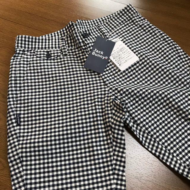 PEARLY GATES - ⭐️新品未使用⭐️パーリーゲイツ　ジャックバニー　濃紺　チェック柄　ゴルフパンツ