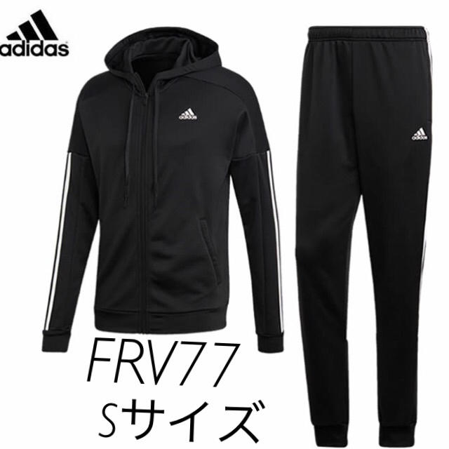 adidas(アディダス)のアディダス トラックスーツ 上下セット FRV77 ブラック Sサイズ メンズのメンズ その他(その他)の商品写真