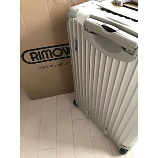 リモワ(RIMOWA)の新品未使用 希少 廃版 青ロゴ リモワ トパーズ 63L 2輪 930.63(トラベルバッグ/スーツケース)