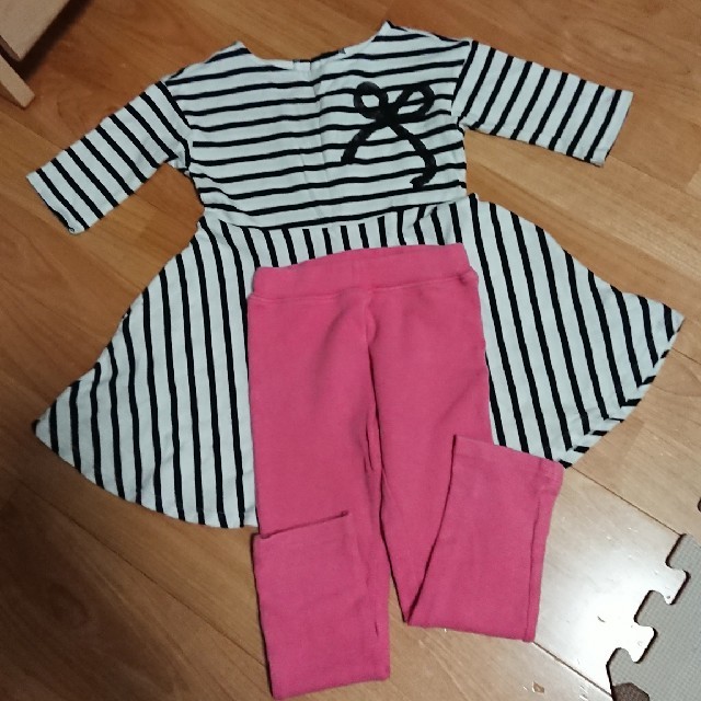 BeBe&moujonjon(まぁ1104様専用) キッズ/ベビー/マタニティのキッズ服女の子用(90cm~)(ワンピース)の商品写真