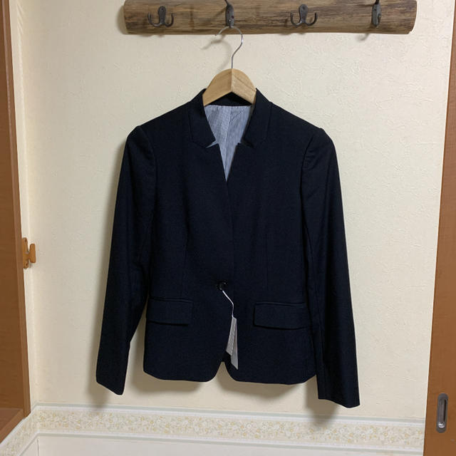 THE SUIT COMPANY(スーツカンパニー)の新品　THE SUIT COMPANY レディース　ジャケット　ブラック レディースのジャケット/アウター(ノーカラージャケット)の商品写真