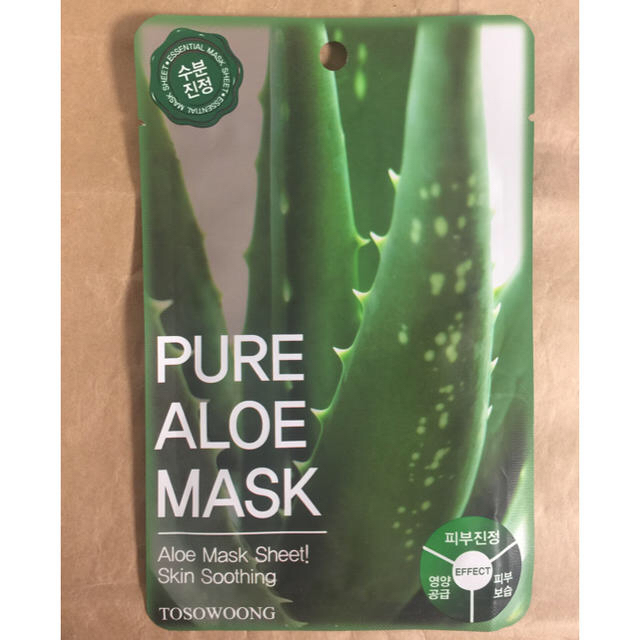 NATURE REPUBLIC(ネイチャーリパブリック)のお得！！[新品] TOSOWOONG PURE ALOE マスクシート 14枚 コスメ/美容のスキンケア/基礎化粧品(パック/フェイスマスク)の商品写真