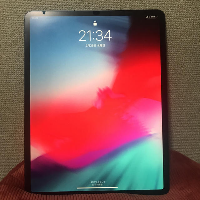 iPad(アイパッド)のipad pro12.9 64GB スペースグレイ　セルラーモデル スマホ/家電/カメラのスマートフォン/携帯電話(スマートフォン本体)の商品写真