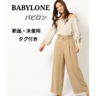 バビロン(BABYLONE)の値下げ　新品　未使用　タグ付　バビロン　BABYLONE　ブラウス　トップス(シャツ/ブラウス(長袖/七分))