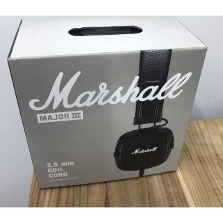 【ゆーぴ様専用】Marshall MAJORⅢ Black ヘッドホン(ヘッドフォン/イヤフォン)